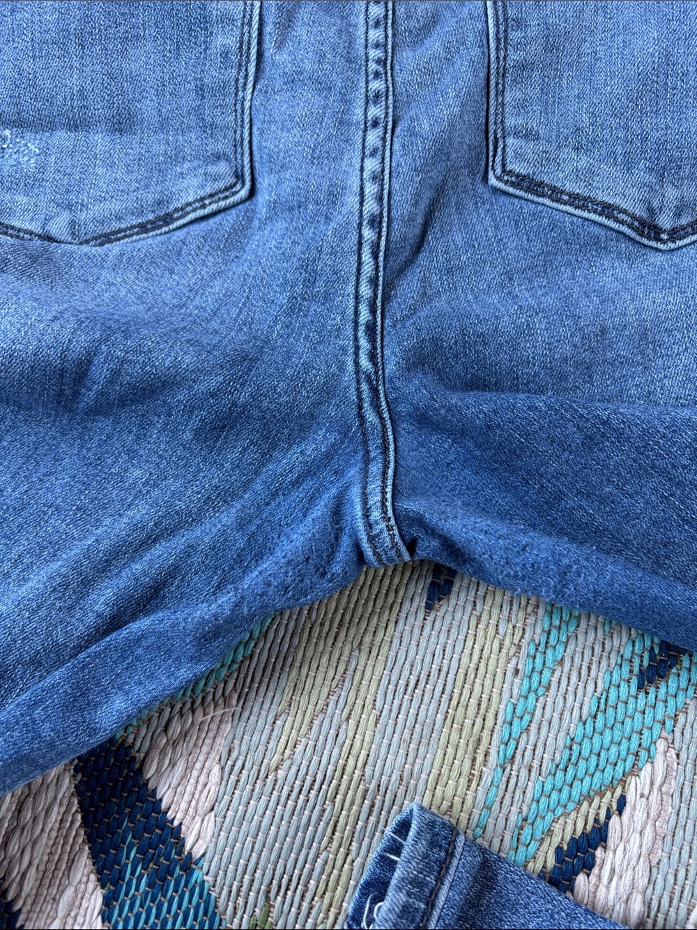 Distressed Blue Judy Blue Women's Flare Jeans - Picture 11 of 11